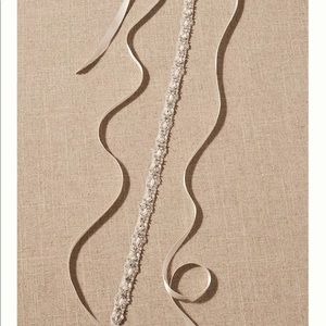 Anthropologie Saxony wedding sash belt